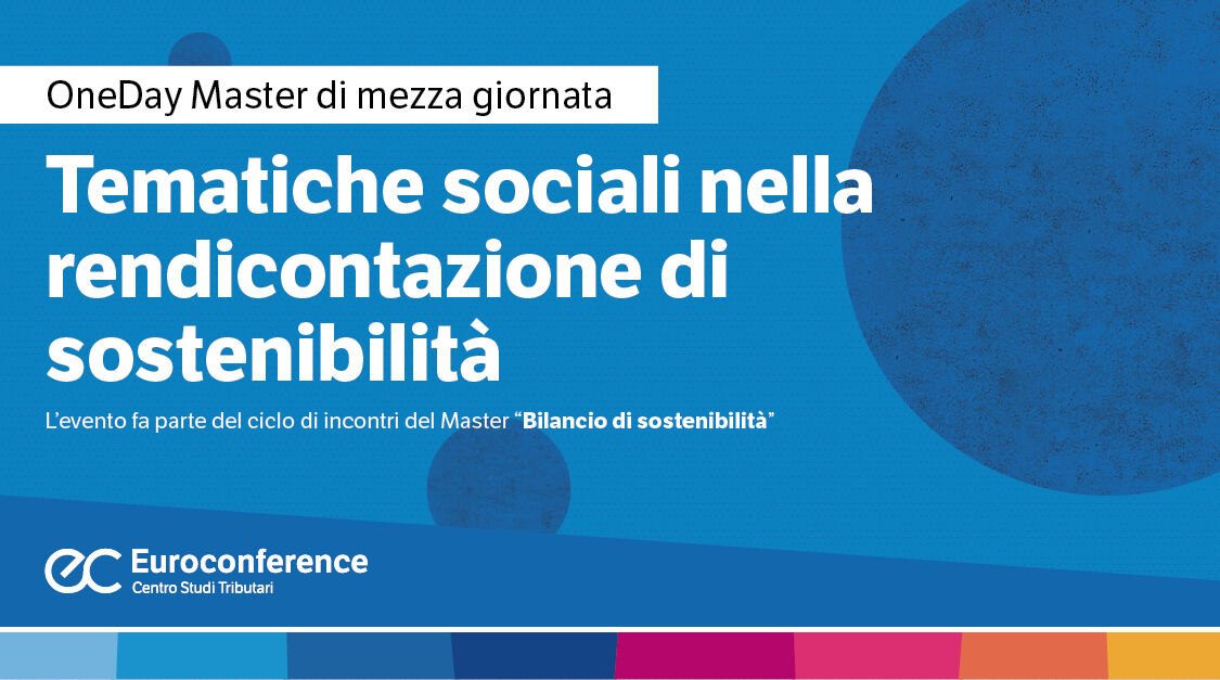 Immagine Tematiche sociali nella rendicontazione di sostenibilità | Euroconference